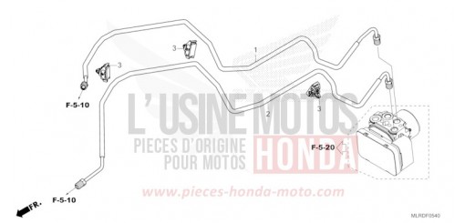 BRAKE PIPE CB500XAR de 2024